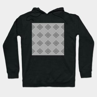 Grey Illusion Geometric Patterns Hoodie